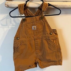 Carhartt Brown Workwear Overalls Durable Canvas